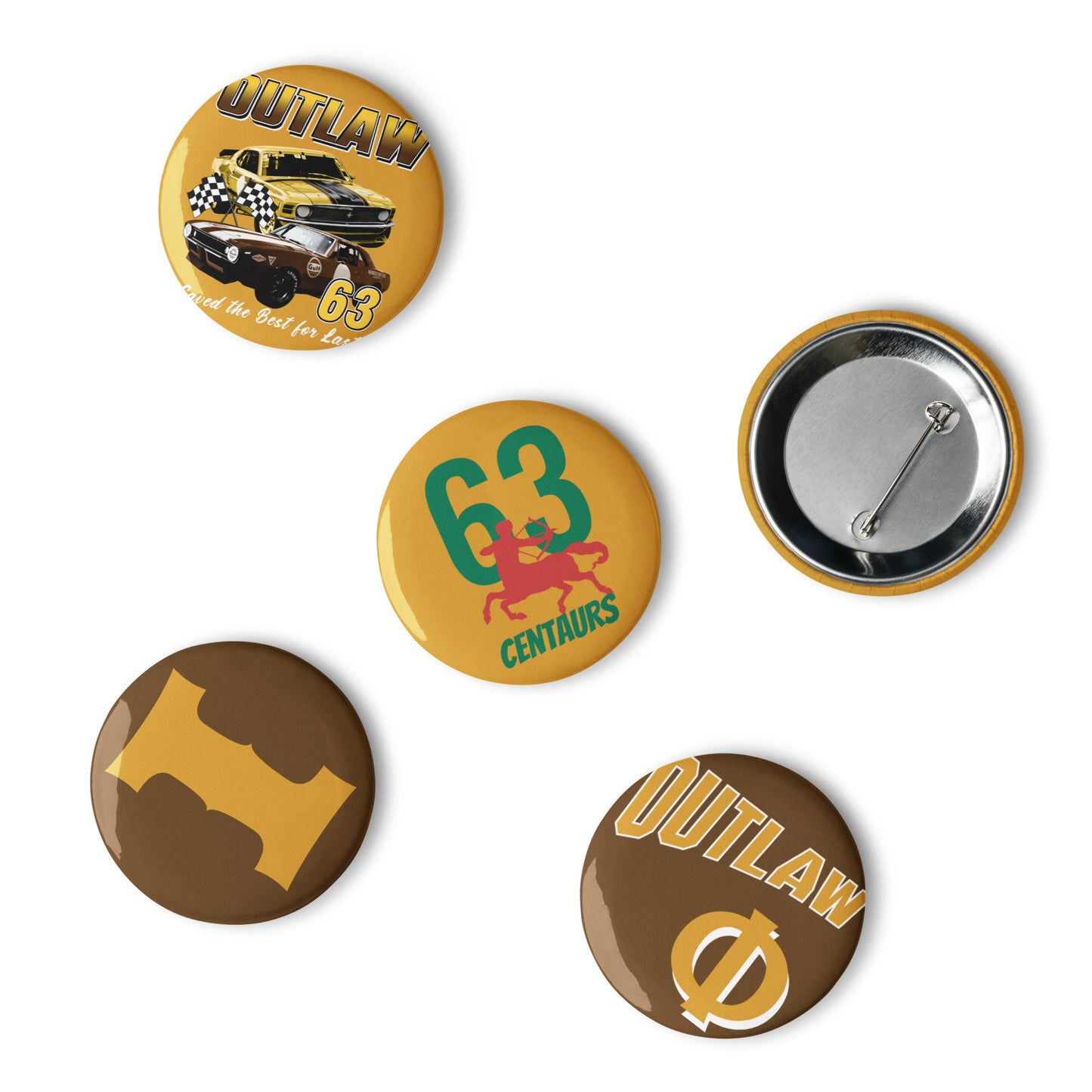 Iota Button Pin Set