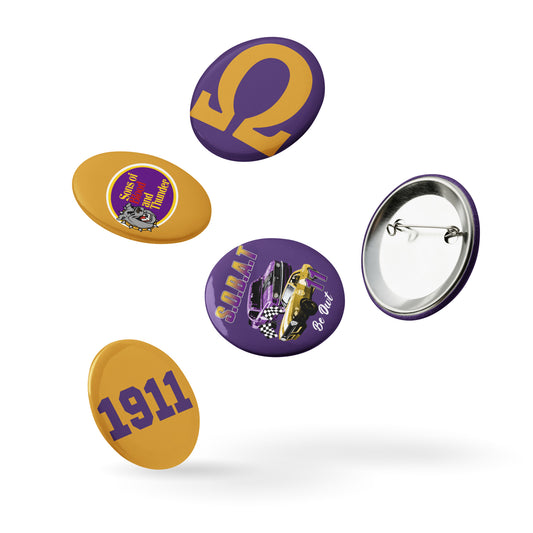 Omega Button Pin Set