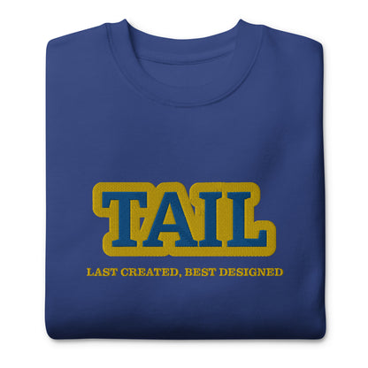 SGRHO Embroidered Line Number Sweatshirt