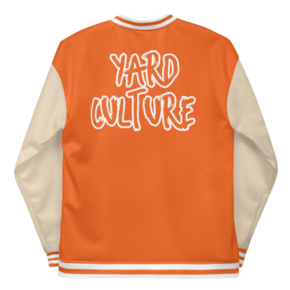 Orange Bomber Jacket