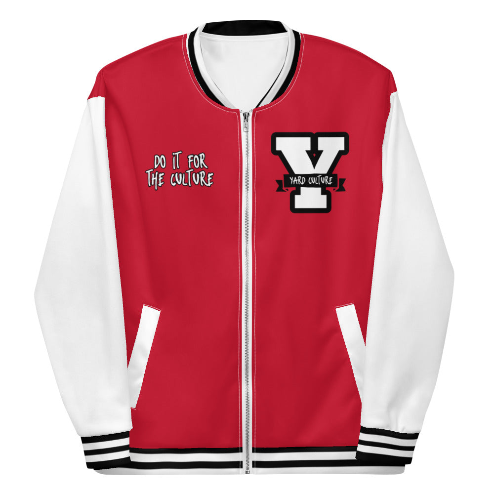 Red Bomber Jacket