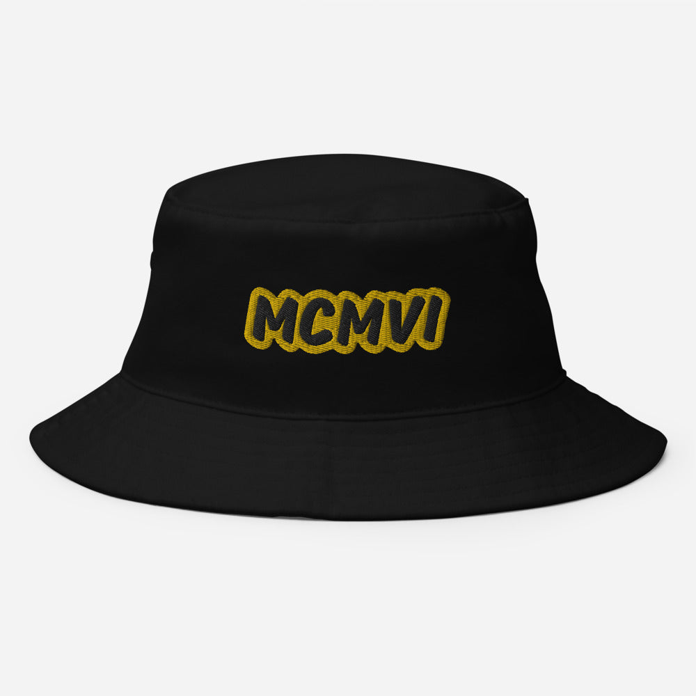 Alpha Embroidery Bucket Hat